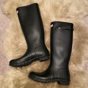 Hunter Rain Boots Black size 9